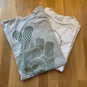 Two hippie tree hugger and peace shirt Earth Day!